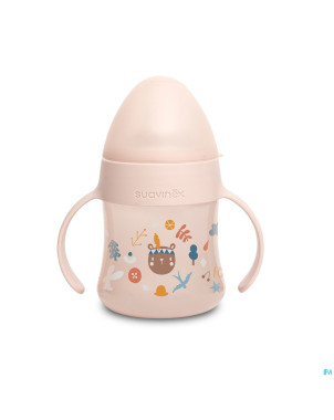 Suavinex feeding forest gobelet poignees rose150ml