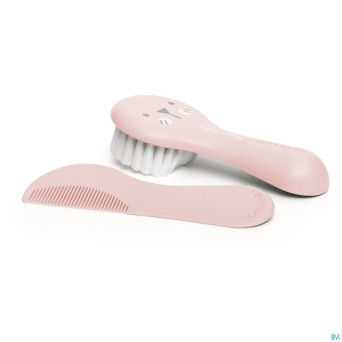 Suavinex hygge hygiene peigne & brosse rose