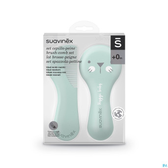 Suavinex hygge hygiene peigne & brosse bleu