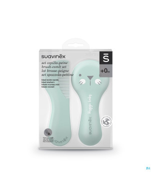 Suavinex hygge hygiene peigne & brosse bleu