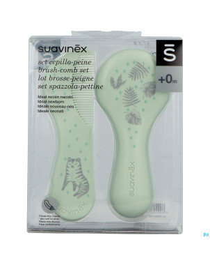 Suavinex hygge hygiene peigne & brosse bleu