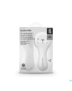Suavinex hygge hygiene peigne & brosse blanc