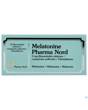 Melatonine pharma nord 3mg    comp pell 10