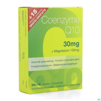Coenzyme q10 30mg+mg energq  30+15 comp revogan