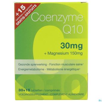 Coenzyme q10 30mg+mg energq  30+15 comp revogan