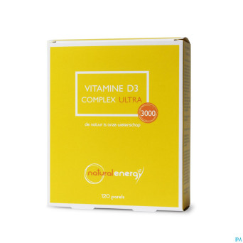 Vitamine d complex ultra 3000ui 120 natural energy