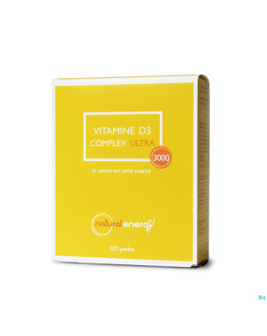 Vitamine d complex ultra 3000ui 120 natural energy