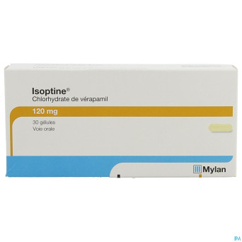 Isoptine caps 30 x 120mg mv (fr)