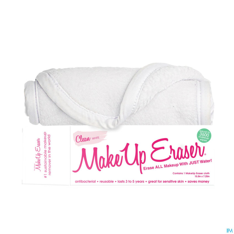 Makeup eraser clean white    2,54cm