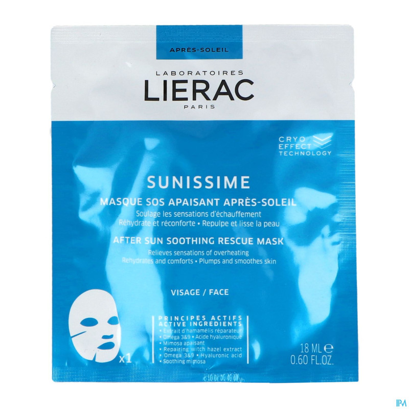 Lierac sunissime masque sos apressoleil  sach 18ml