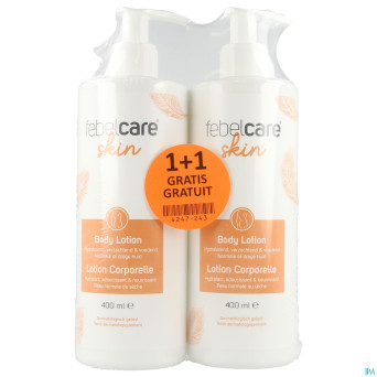 Febelcare skin body lotion 400 ml 1+1    gratuit