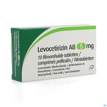 Levocetirizin ab  5mg comp pell  10 x  5mg
