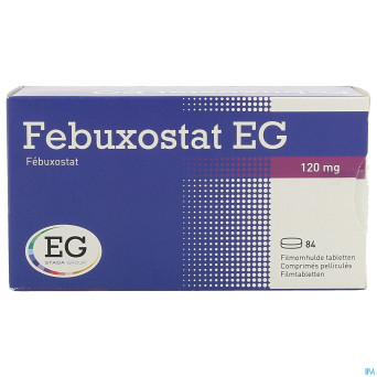 Febuxostat eg 120mg comp pell  84 x 120mg