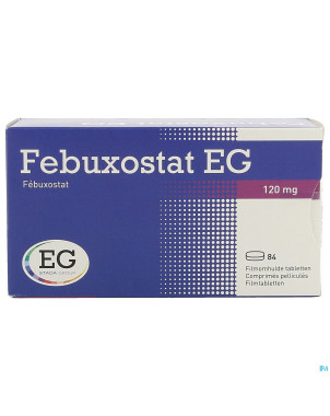Febuxostat eg 120mg comp pell  84 x 120mg