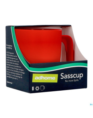 Sasscup tasse eventail person. souf.  rouge  150ml