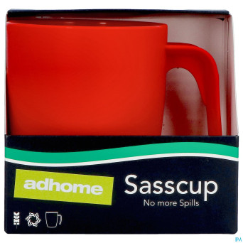 Sasscup tasse eventail person. souf.  rouge  150ml