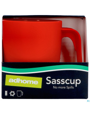 Sasscup tasse eventail person. souf.  rouge  150ml