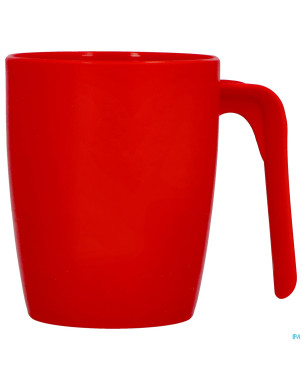 Sasscup tasse eventail person. souf.  rouge  150ml