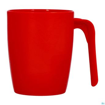 Sasscup tasse eventail person. souf.  rouge  150ml