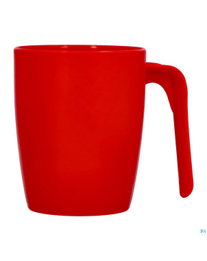 Sasscup tasse eventail person. souf.  rouge  150ml