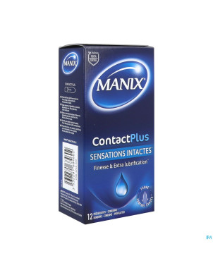 Manix contact plus preservatifs 12