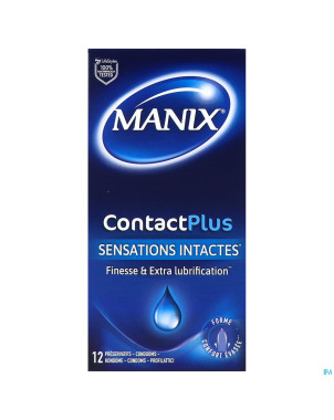 Manix contact plus preservatifs 12