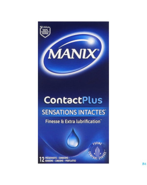 Manix contact plus preservatifs 12