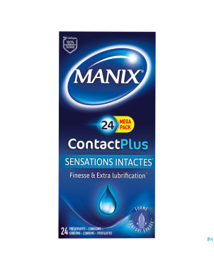 Manix contact plus preservatifs 24