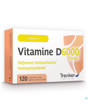 Vitamine d6000 trenker    comp 120