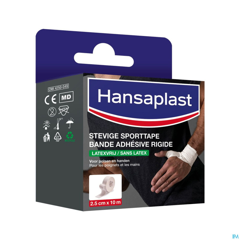 Hansaplast bande adhesive rigide    25mmx10m