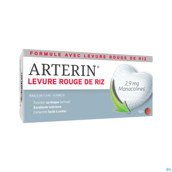 Arterin levure rouge riz   comp 180