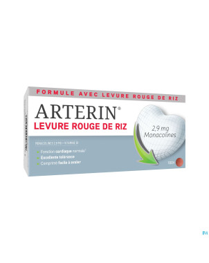 Arterin levure rouge riz   comp 180
