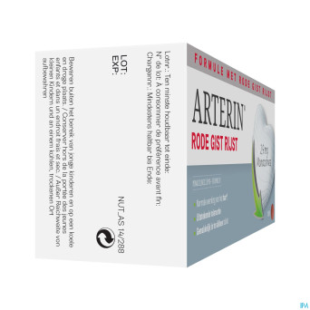 Arterin levure rouge riz   comp 180