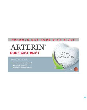 Arterin levure rouge riz   comp 180