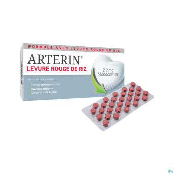 Arterin levure rouge riz   comp 180
