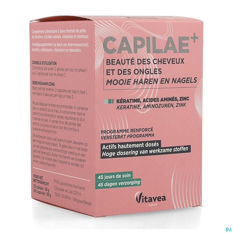 Capilae+ beaute cheveux ongles    caps 120