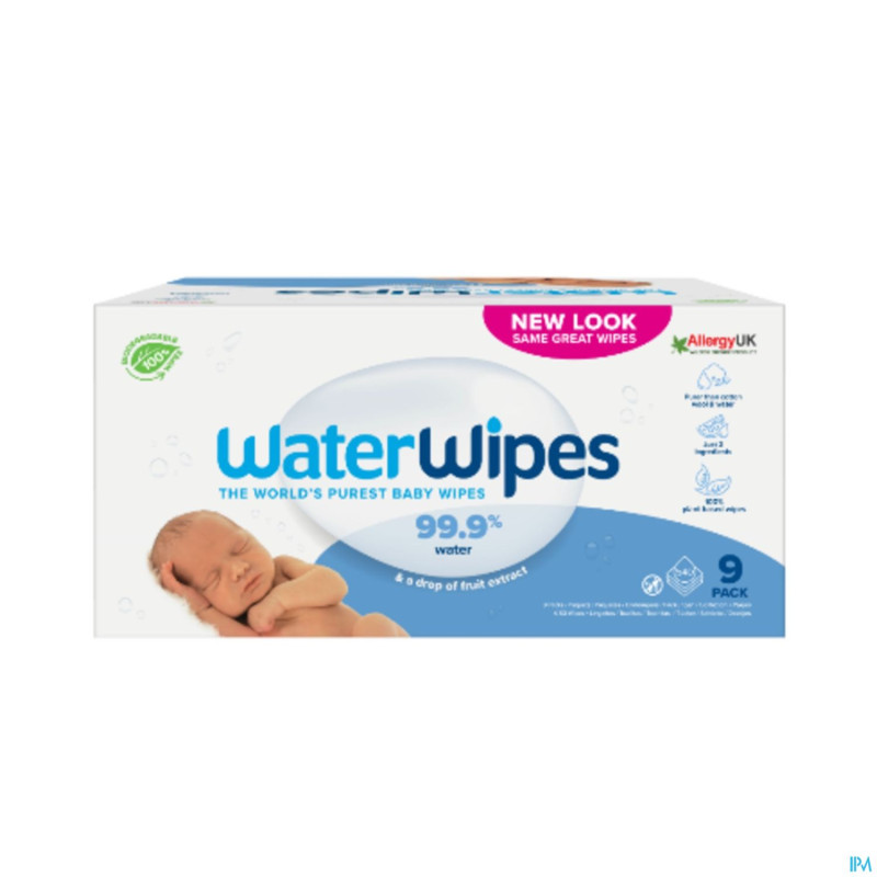 Waterwipes lingettes biodegradable 540