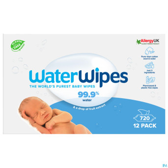 Waterwipes lingettes biodegradable 720