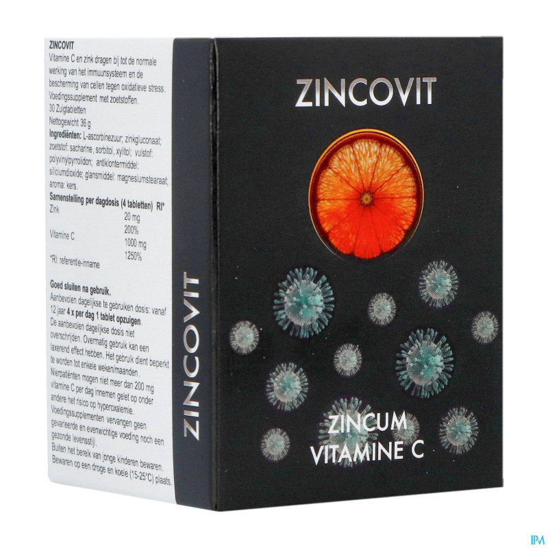 Zincovit    comp a sucer 30