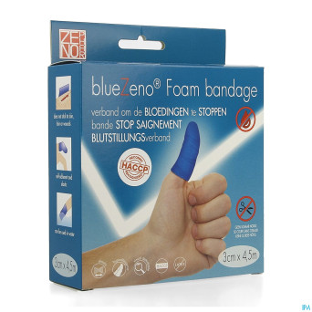 Bluezeno foam spongieux pansement  3cm x 4,5m 1