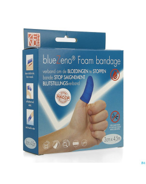 Bluezeno foam spongieux pansement  3cm x 4,5m 1