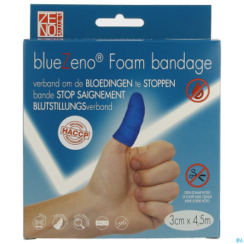 Bluezeno foam spongieux pansement  3cm x 4,5m 1