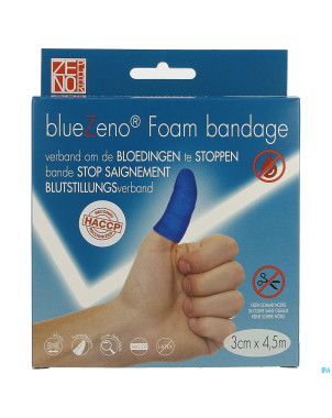 Bluezeno foam spongieux pansement  3cm x 4,5m 1