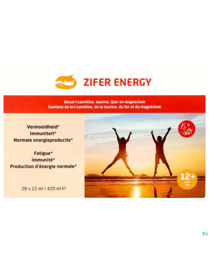 Zifer energy    amp 28x15ml