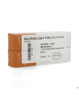 Honeypatch miel cicatrisant plaies    tube 2x20g
