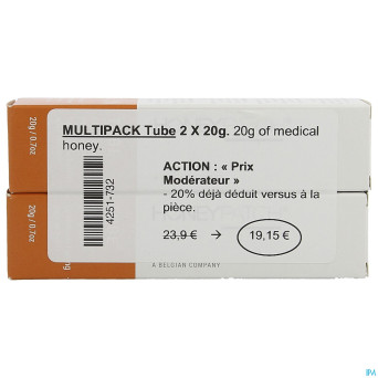 Honeypatch miel cicatrisant plaies    tube 2x20g