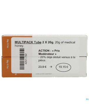 Honeypatch miel cicatrisant plaies    tube 2x20g