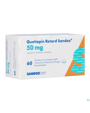 Quetiapin retard sandoz  50mg lib.prol.   comp  60