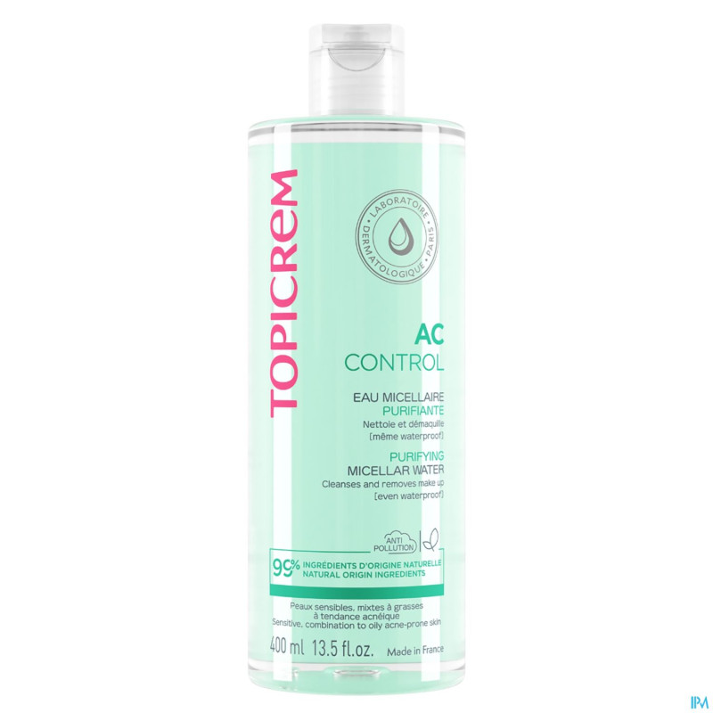 Topicrem ac eau micellaire purifiante    400ml
