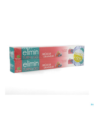 Elimin turn&go fruits rouges duo pack bouchons 2x7